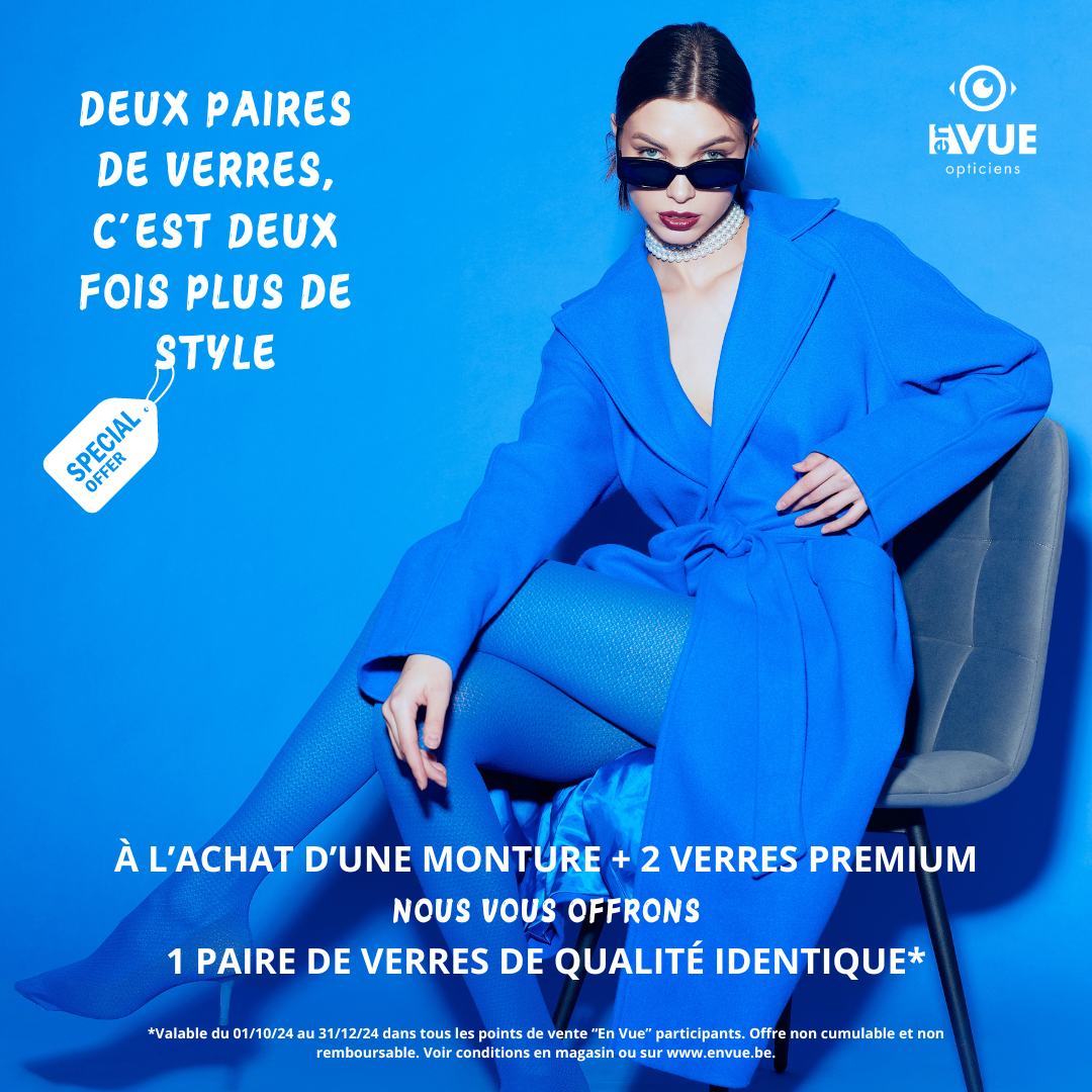 Votre secondaire paire de verres gratuite !